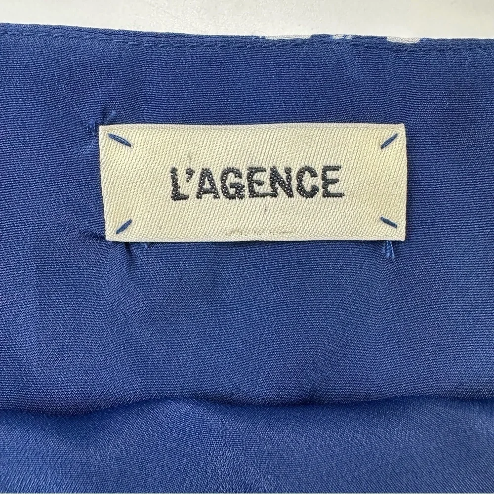 L'Agence Top Womens Jane Silk Camisole Tank VNeck Spaghetti Strap Satin Large - Picture 6 of 11